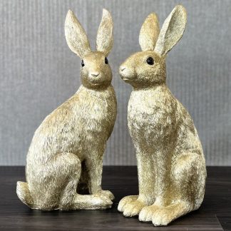 Deko Figur Osterhase gold 2er Set Elio Kaheku