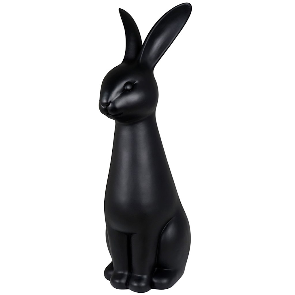 Deko Osterhase groß Cesano schwarz Kaheku Höhe 60 cm