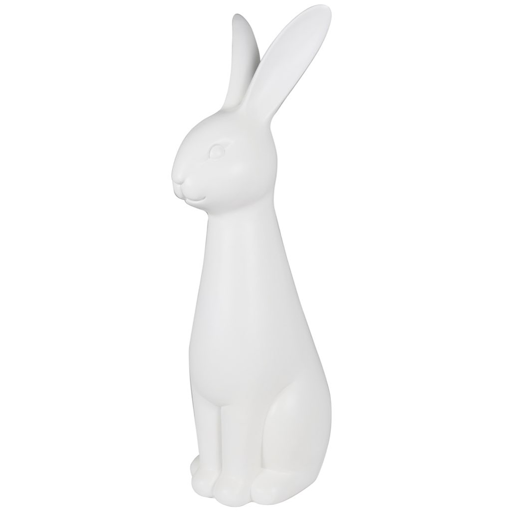 Deko Osterhase groß Cesano weiß Kaheku Höhe 60 cm