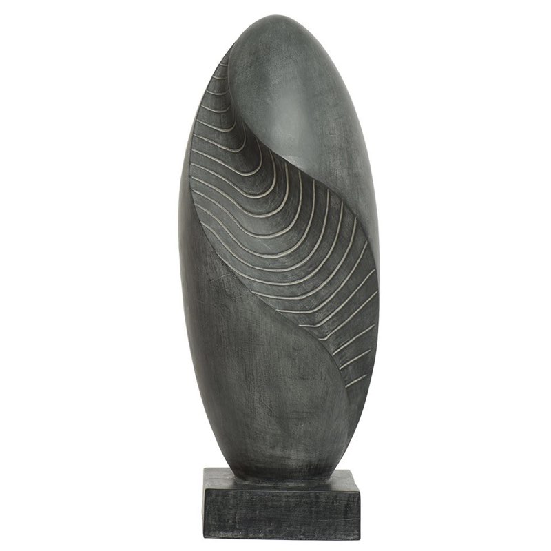 Gartenskulptur SANTORINI anthrazit H 79 cm