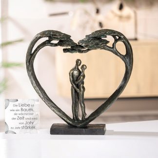 Deko Skulptur LOVE TREE H 32 cm