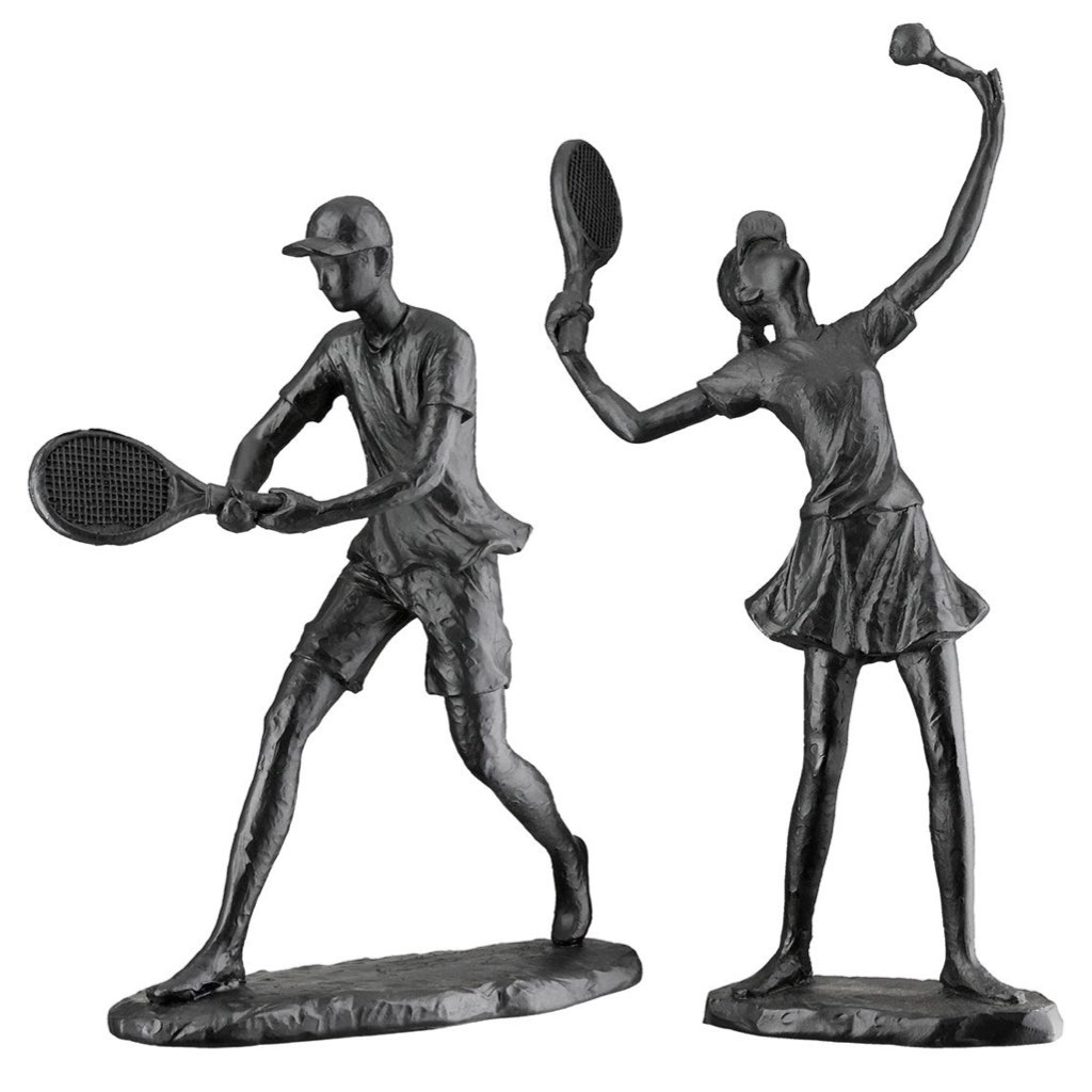Deko Skulptur Tennispaar ACTIVE 2er Set
