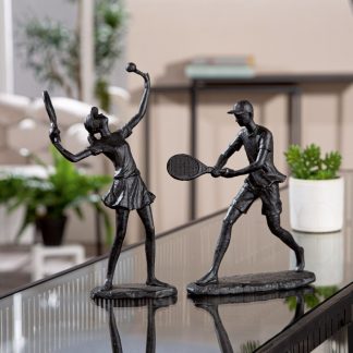 Deko Skulptur Tennispaar ACTIVE 2er Set