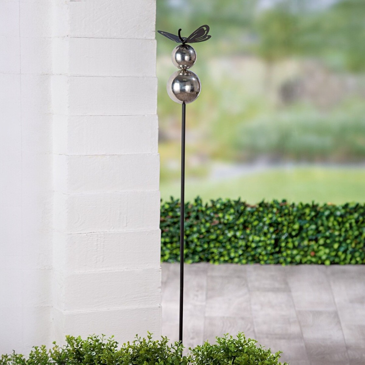 Gartenstecker Metall PAPILLON H 100 cm