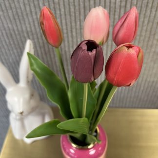 Künstliche Tulpen wie echt Mix 5er