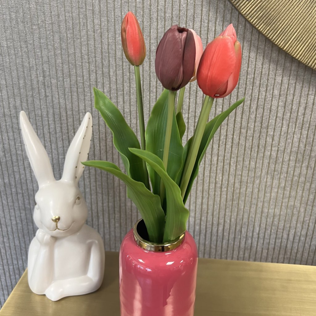Künstliche Tulpen wie echt Mix 5er