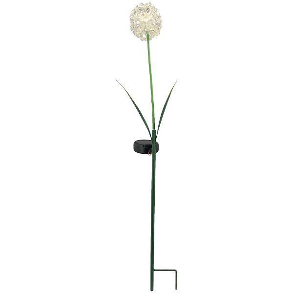 Solar Gartenstecker ALLIUM weiß H 70 cm