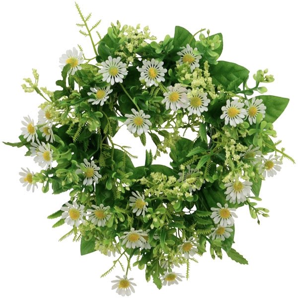 Türkranz Frühling Gänseblümchen grün D 24 cm