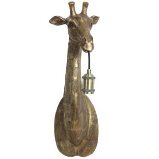 Wandlampe Giraffe GIL bronze