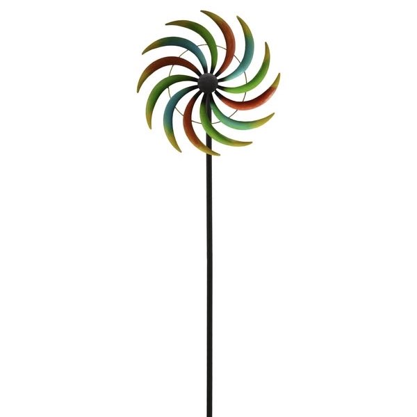 Windrad Garten Metall AGATA Höhe 168 cm