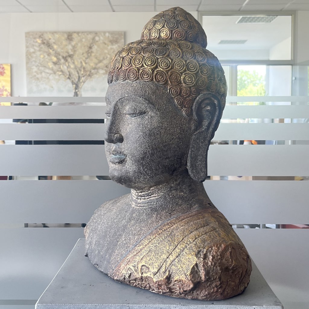 Buddha Kopf MANGALA Höhe 45 cm