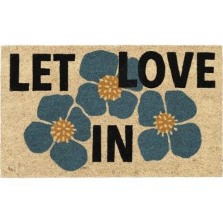 Fußmatte Let Love In beige GiftCompany 45x75 cm
