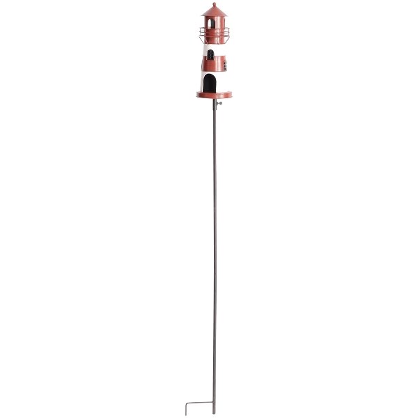 Gartenstecker Metall Leuchtturm Höhe 136 cm