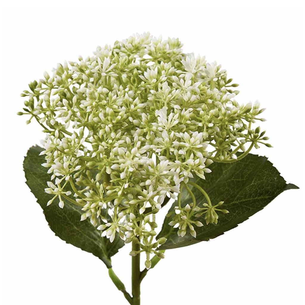 Kunstblume MAUERPFEFFER weiß H 30 cm
