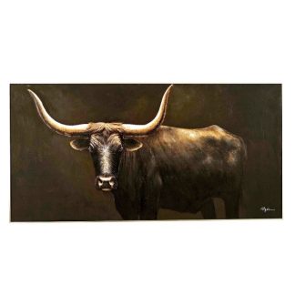 Wandbild BISON braun 72x142 cm