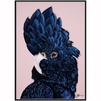 Wandbild BLUE Cockatoo 103x143 cm