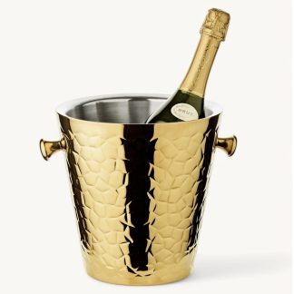 Weinkühler CAPRI gold H 23 cm