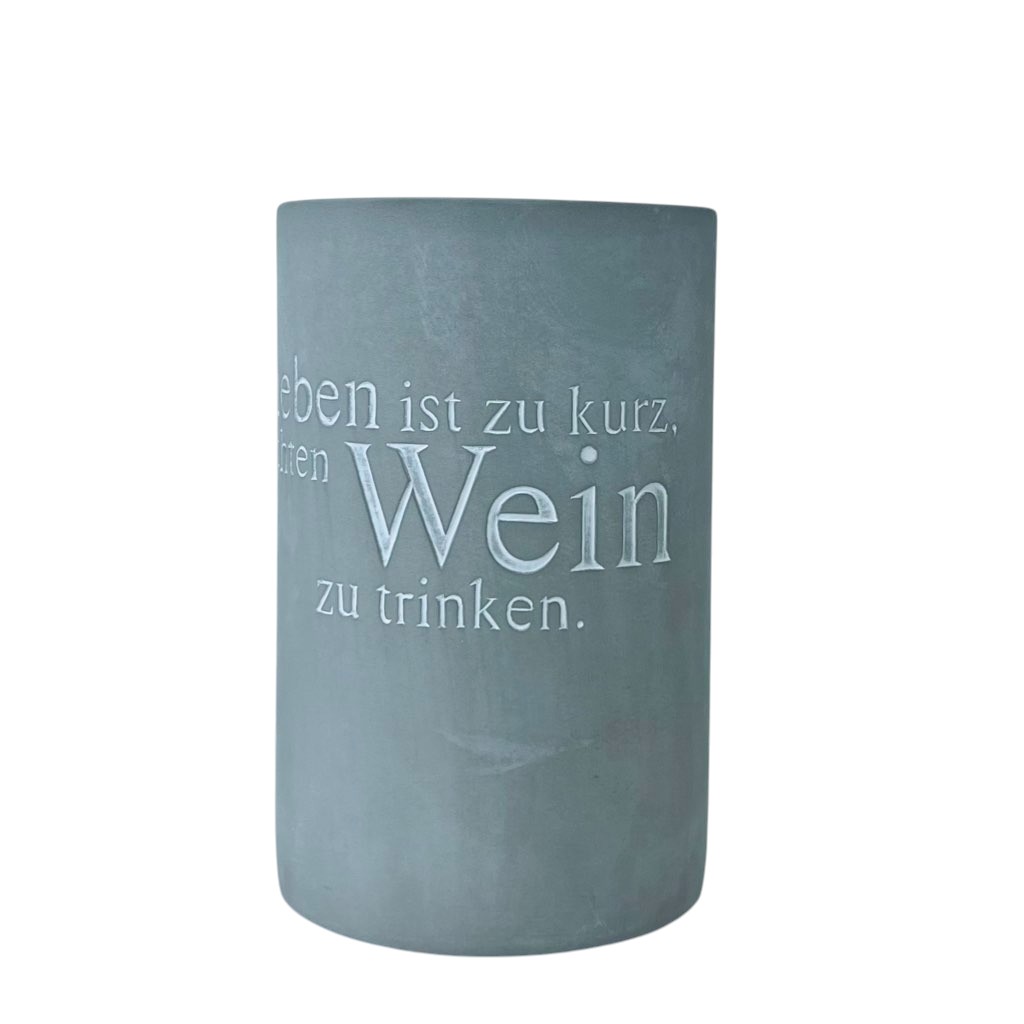 Weinkühler DAS LEBEN H 21 cm