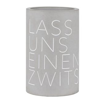 Weinkühler LASS UNS H 21 cm