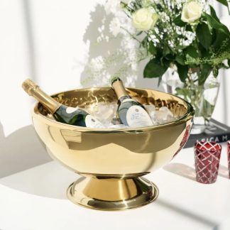 Weinkühler Edzard BRUNO gold 43 cm