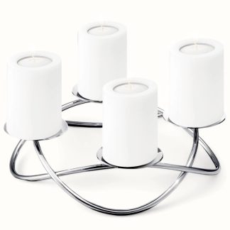 Adventskranz modern Alloa Edzard Edelstahl