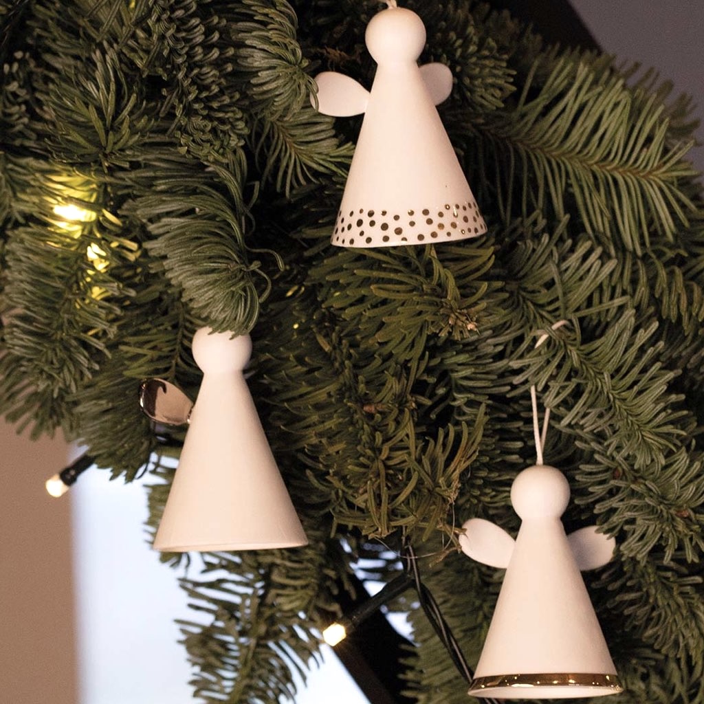 Weihnachts Glocke Wunderglöckchen Engel silberne Flügel