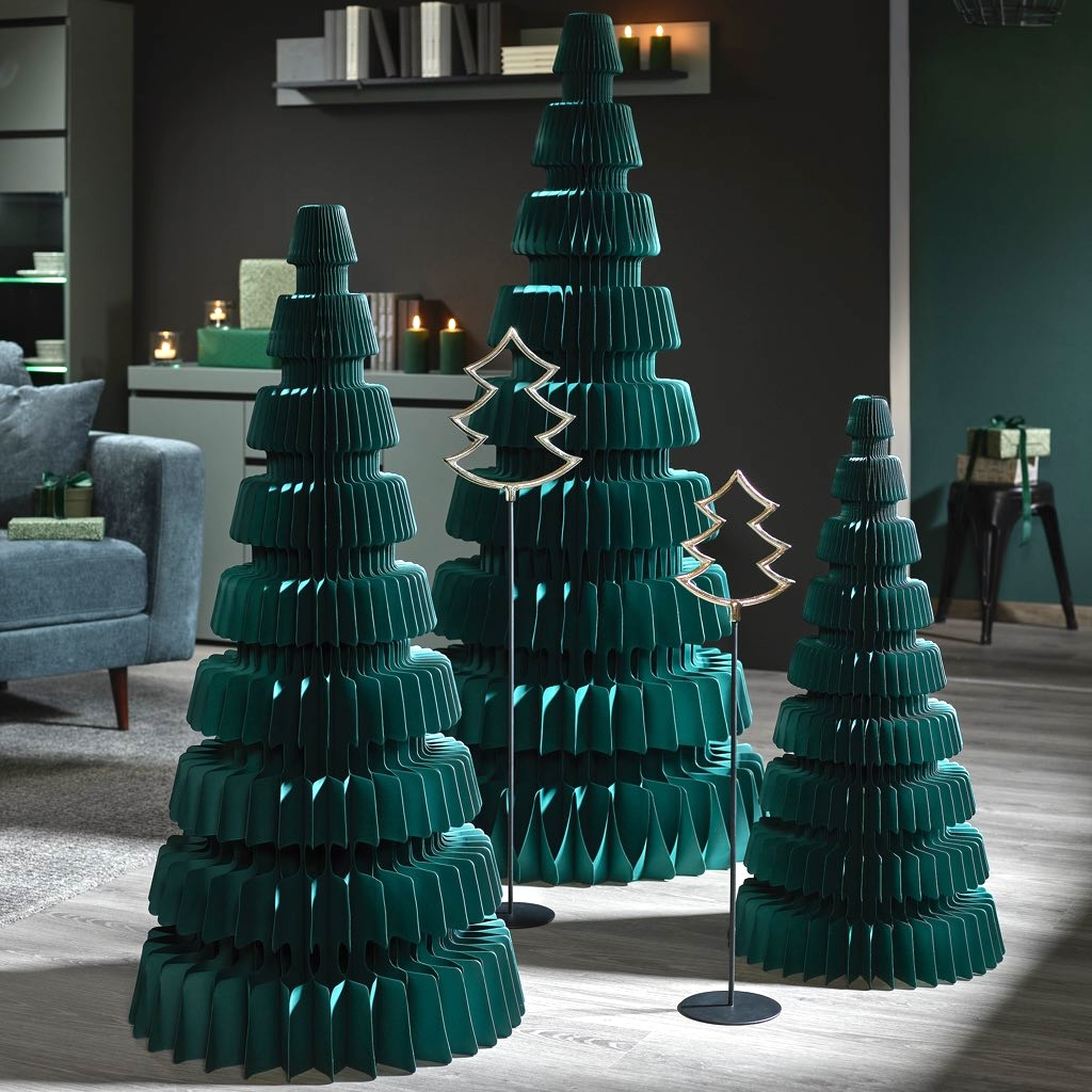 Tannenbaum Papier grün