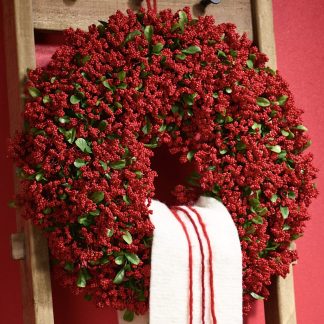 Türkranz Weihnachten Beerenkranz 49 cm