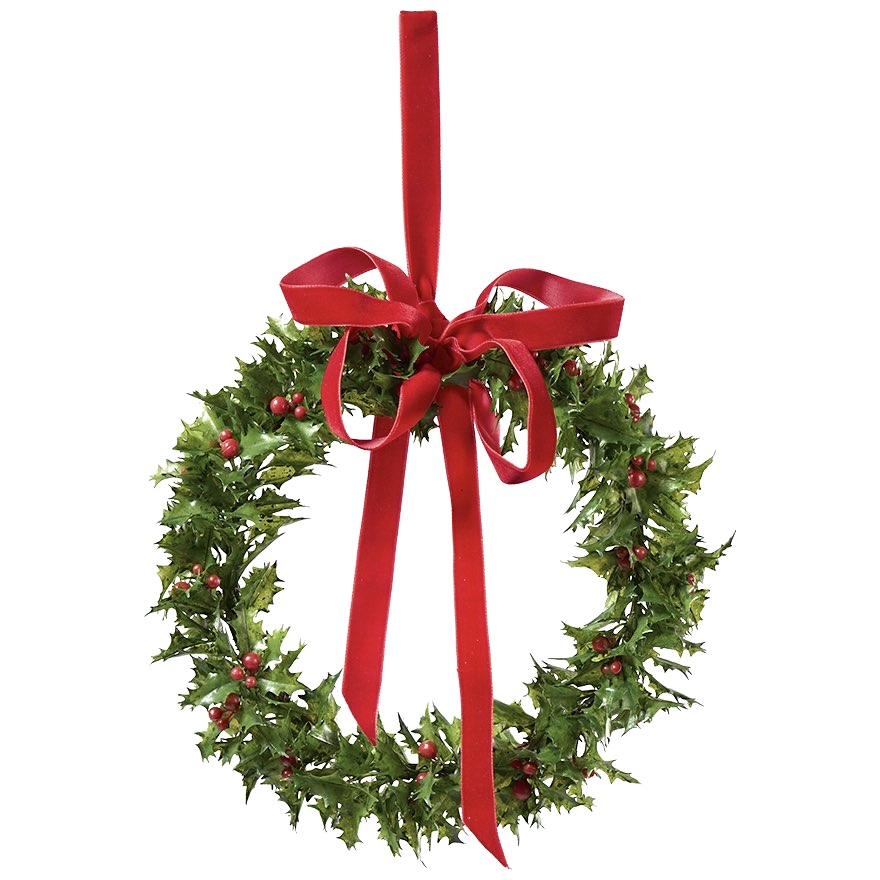 Türkranz Weihnachten Ilex 20 cm