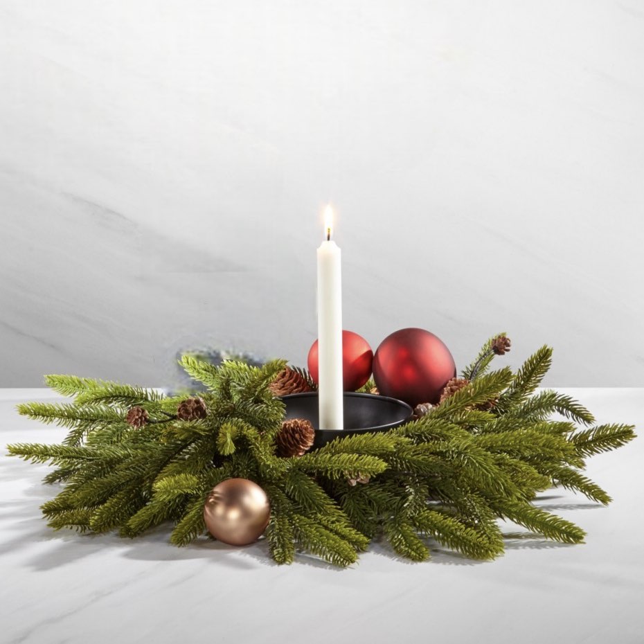 Türkranz Weihnachten mit zapfen Maletto
