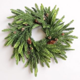 Türkranz Weihnachten mit zapfen Maletto