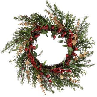Türkranz Weihnachten Tannenkranz D 55 cm