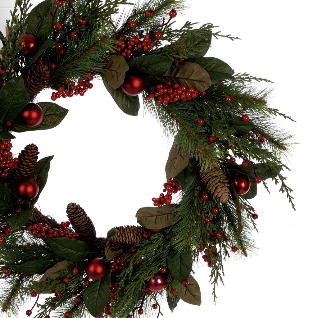 Türkranz Weihnachten Tannenkranz D 65 cm